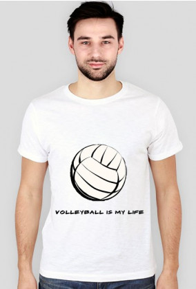 Koszulka męska (Volleyball is my life)
