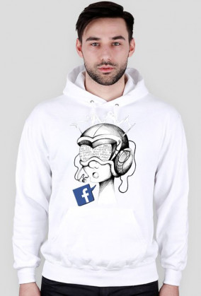 Facebook męska bluza kaptur