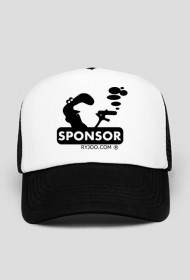 Sponsor - czapka b/w ryjoo