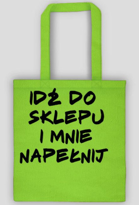 Torba z napisem