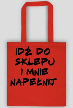 Torba z napisem