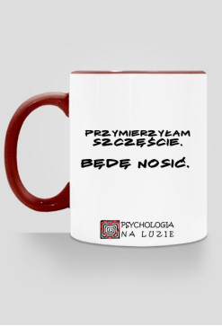 Kubek z kolorowym uszkiem - nosić szczęście