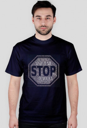 koszulka męska STOP