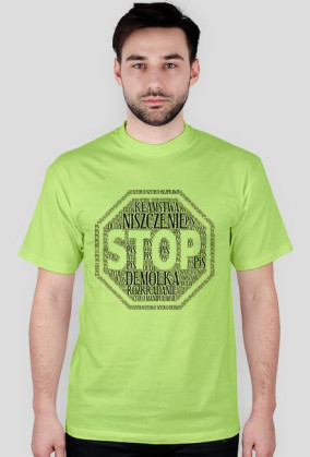 koszulka męska STOP