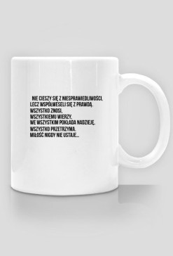 Hymn o miłości kubek.