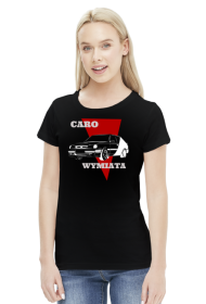 Koszulka Polonez Caro czarna damska