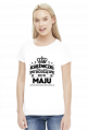 T-shirt ksiezniczki rodza sie w maju