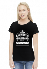 T-shirt ksiezniczki rodza sie w grudniu