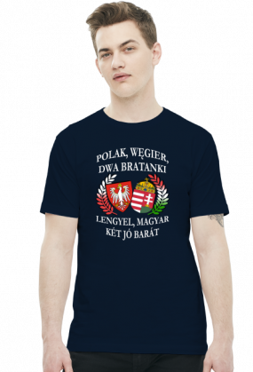 Polak, Węgier / Lengyel, magyar - koszulka męska (men's t-shirt)
