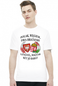 Polak, Węgier / Lengyel, magyar - koszulka męska (men's t-shirt)