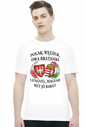 Polak, Węgier / Lengyel, magyar - koszulka męska (men's t-shirt)