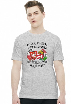Polak, Węgier / Lengyel, magyar - koszulka męska (men's t-shirt)