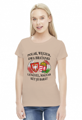 Polak, Węgier / Lengyel, magyar - koszulka damska (women's t-shirt)