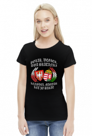 Polak, Węgier / Lengyel, magyar - koszulka damska (women's t-shirt)