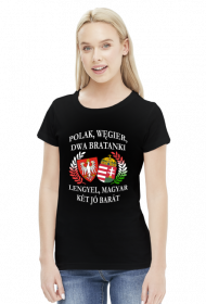 Polak, Węgier / Lengyel, magyar - koszulka damska (women's t-shirt)