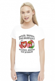 Polak, Węgier / Lengyel, magyar - koszulka damska (women's t-shirt)