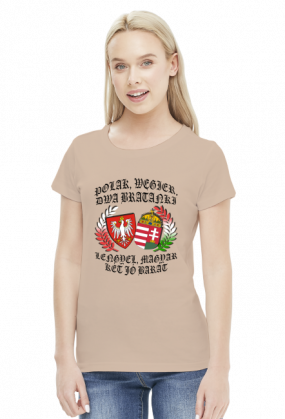 Polak, Węgier / Lengyel, magyar - koszulka damska (women's t-shirt)