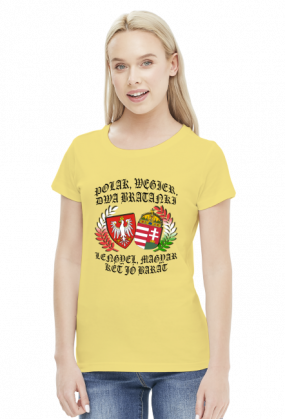 Polak, Węgier / Lengyel, magyar - koszulka damska (women's t-shirt)