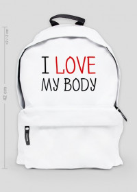 I Love My Body - Kocham Moje Ciało - plecak 42 cm