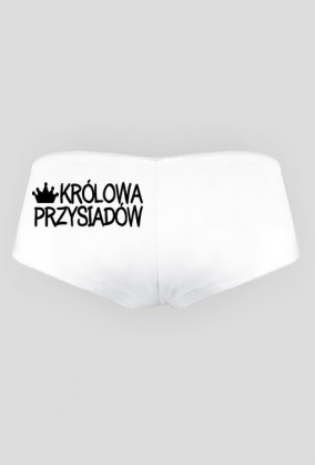 Królowa przysiadów majtki