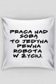 Poszewka na poduszkę - praca nad sobą