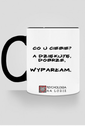 Kubek z kolorowym uszkiem - wyparcie