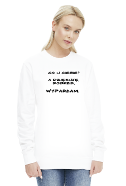 Bluza damska - wyparcie (czarny napis)