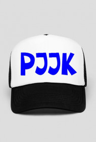 czapka z daszkiem (z niebieskim napisem Pjjk)