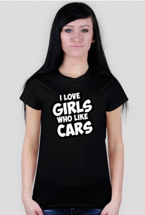 Koszulka damska Girls Cars