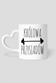 Królowa przysiadów kubek