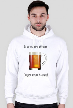 Mighty Tom - Bluza z kaputrem - Piwo (czarny napis)