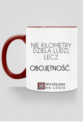 Kubek z kolorowym uszkiem - obojętność