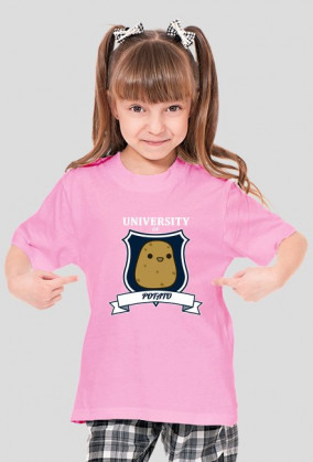 University Of Potato - Koszulka Dziewczęca