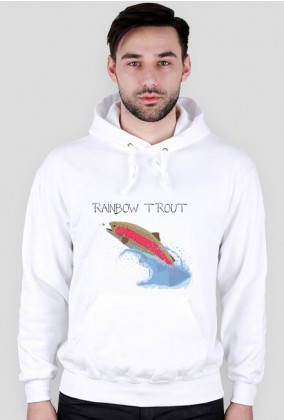 Bluza Rainbow Trout White