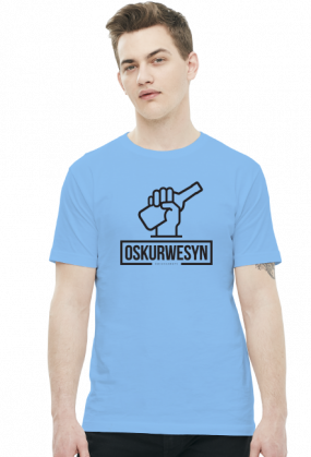 o skurwesyn z flaszką czarny