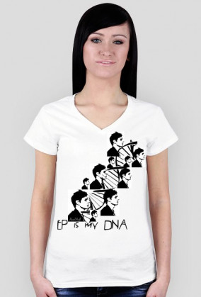 EP DNA koszulka damska w serek