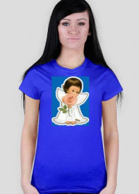 Katolickie - Koszulka z aniołem
