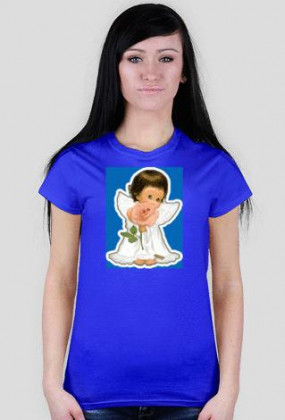 Katolickie - Koszulka z aniołem