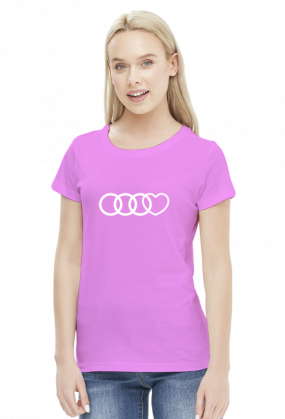 'Audi heart' koszulka damska