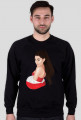 Bluza męska czarna "Dangerous Woman Drawing: Poland"