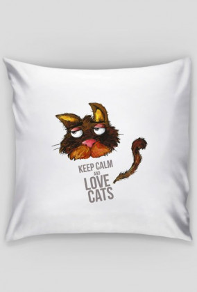 love cats pillow