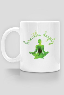 Breathe Deeply - kubek