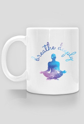 Breathe Deeply - kubek