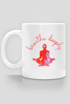 Breathe Deeply - kubek