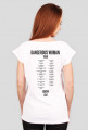 Koszulka damska biała "Dangerous Woman Tour: Europe"
