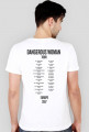 Koszulka męska biała "Dangerous Woman Tour: Europe"