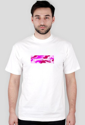 koszulka pink camo