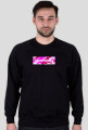 bluza bez kaptura pink camo lable