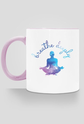 Breathe Deeply - kubek