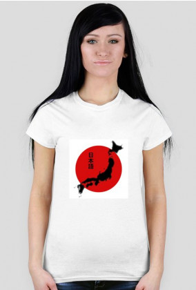 nauka japońskiego, koszulka damska